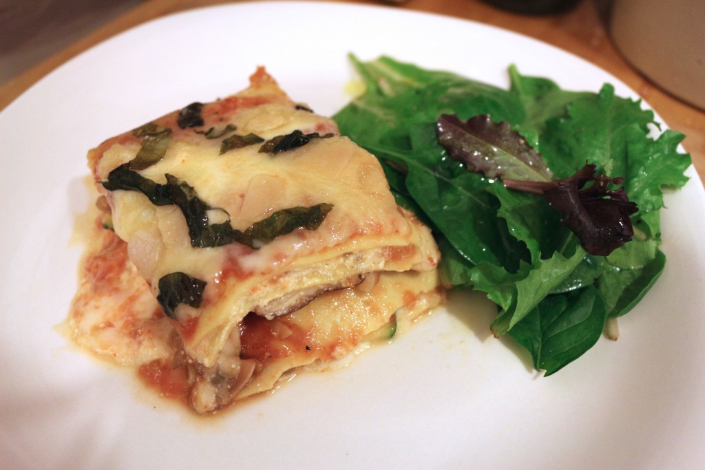 vegetable lasagne…